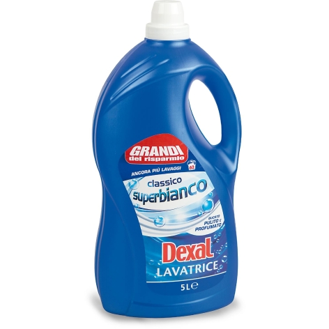 LIQUIDO LAVATRICE CLASSICO SUPERBIANCO, 
62 LAVAGGI