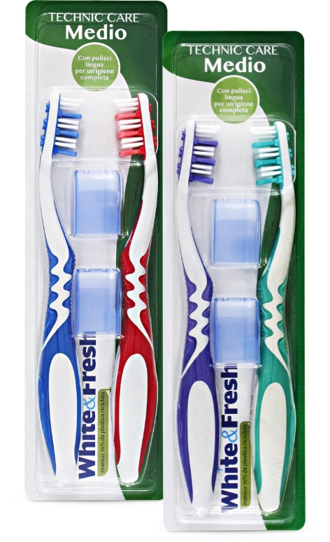 SPAZZOLINO TECHNIC CARE MEDIO, 2 pz