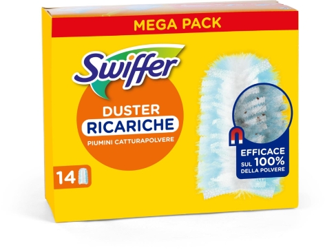 'SWIFFER' CATTURAPOLVERE RICARICA 60 PANNI/RICARICA 14 PIUMINI