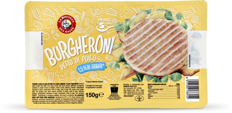 BURGHERONI PETTO DI POLLO 1,5% GRASSI