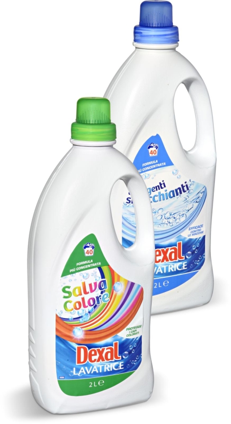 LIQUIDO LAVATRICE CON AGENTI SMACCHIANTI/SALVA COLORE, 40 LAVAGGI