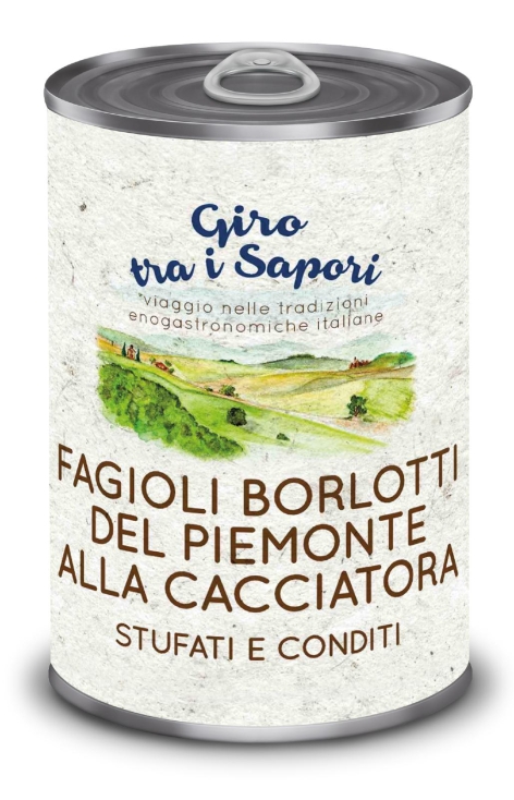 FAGIOLI BORLOTTI DEL PIEMONTE ALLA CACCIATORA