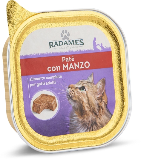 PATÉ PER GATTI CON MANZO