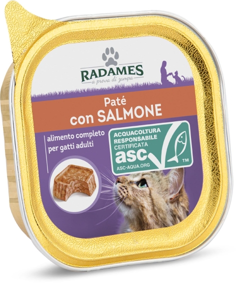 PATÉ PER GATTI CON SALMONE