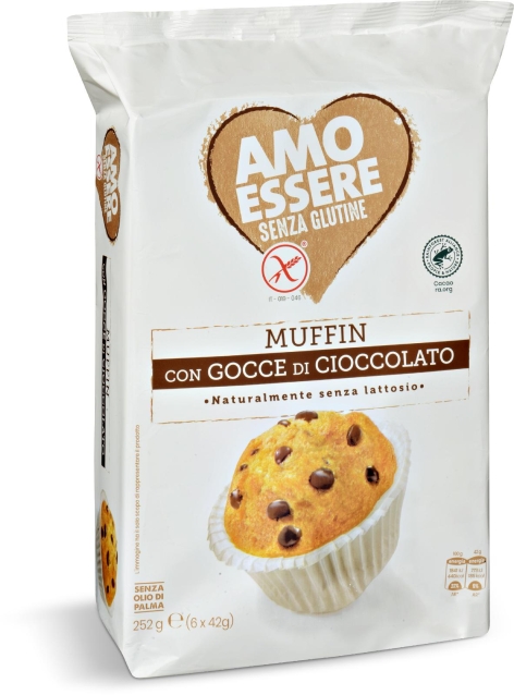 MUFFIN CON GOCCE DI CIOCCOLATO
