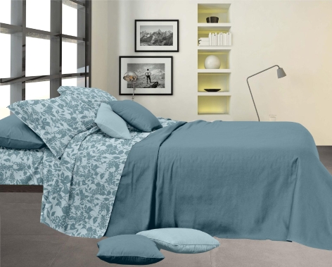 COMPLETO LETTO MATRIMONIALE IN FLANELLA