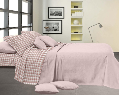 COMPLETO LETTO MATRIMONIALE IN FLANELLA