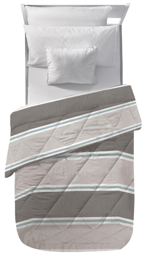 TRAPUNTA SINGOLA/PIUMINO BICOLOR SINGOLO