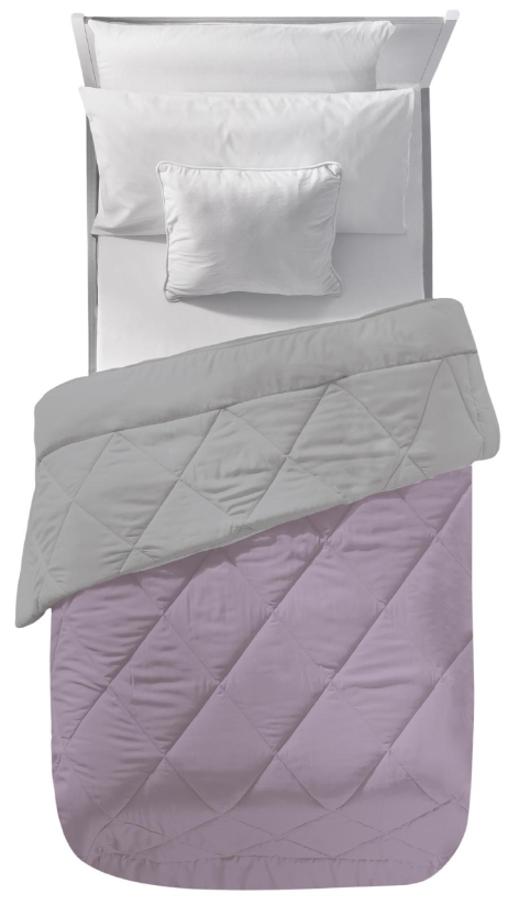 TRAPUNTA SINGOLA/PIUMINO BICOLOR SINGOLO