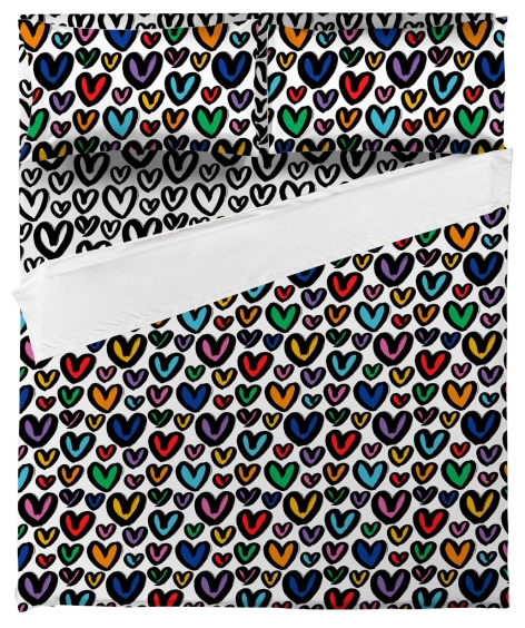 COMPLETO LETTO/PARURE COPRIPIUMINO MATRIMONIALE