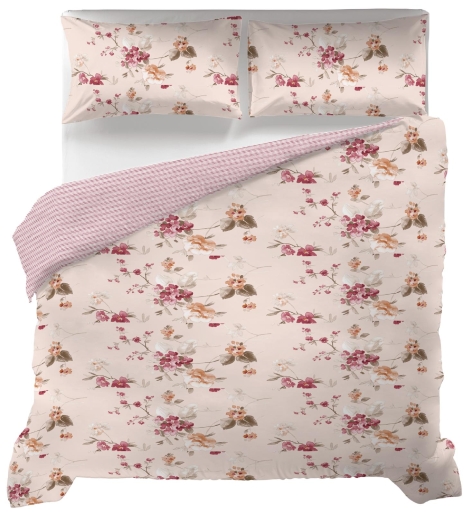 COMPLETO LETTO/PARURE COPRIPIUMINO MATRIMONIALE