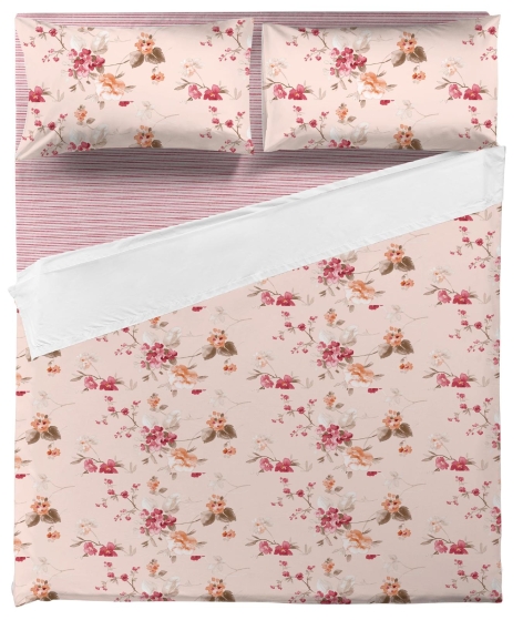 COMPLETO LETTO/PARURE COPRIPIUMINO MATRIMONIALE