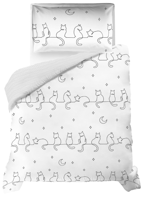 COMPLETO LETTO SINGOLO/COMPLETO LETTO PIAZZA E MEZZA/PARURE COPRIPIUMINO SINGOLO