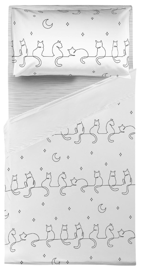 COMPLETO LETTO SINGOLO/COMPLETO LETTO PIAZZA E MEZZA/PARURE COPRIPIUMINO SINGOLO