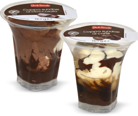 COPPA SUNDAE AL CIOCCOLATO/AL CAFFÈ