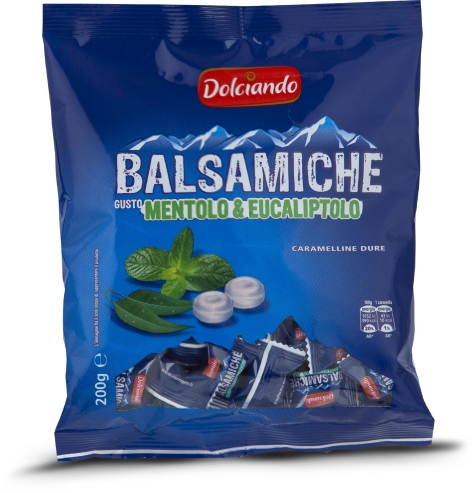 CARAMELLE BALSAMICHE GUSTO MENTOLO E EUCALIPTOLO