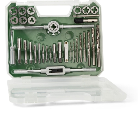 SET 33 PEZZI PER FORARE/MASCHIARE/FILETTARE