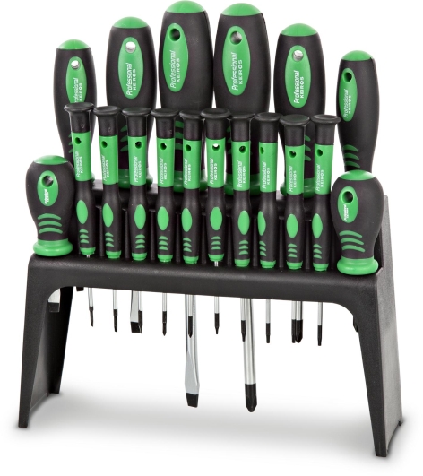 SET 18 CACCIAVITI CON SUPPORTO