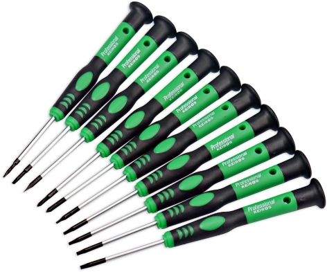 SET 18 CACCIAVITI CON SUPPORTO