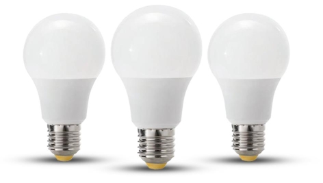 SET 3 LAMPADINE LED E27 60 W