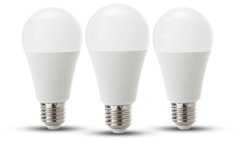 SET 3 LAMPADINE LED E27 80 W/100 W