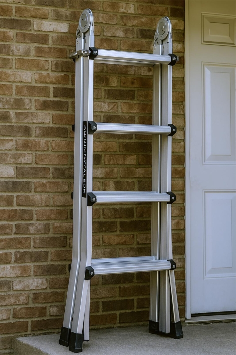 SCALA ALLUMINIO EVEREST 
4+4 GRADINI