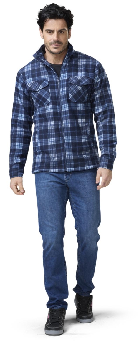 CAMICIA PILE UOMO FODERATA IN ORSETTO