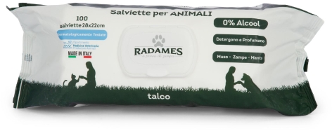 SALVIETTE PER ANIMALI 100 PEZZI