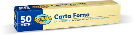 ROTOLO CARTA FORNO, 
50 M