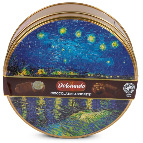 COFANETTO DI OPERE D'ARTE DI CIOCCOLATINI