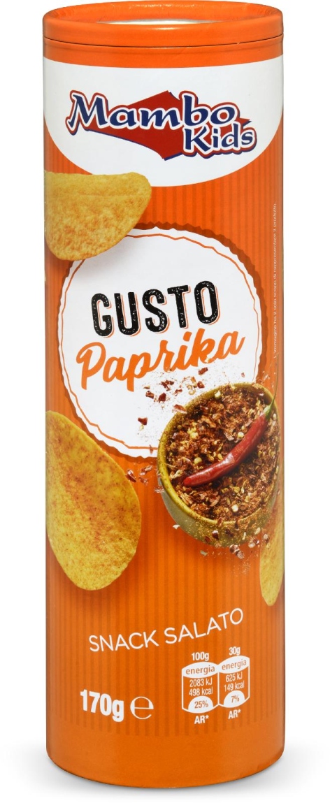 SNACK SALATO GUSTO PAPRIKA