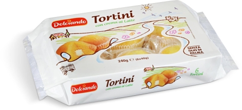 TORTINI CON CREMA AL LATTE