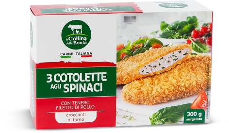 COTOLETTE AGLI SPINACI, 3 PZ