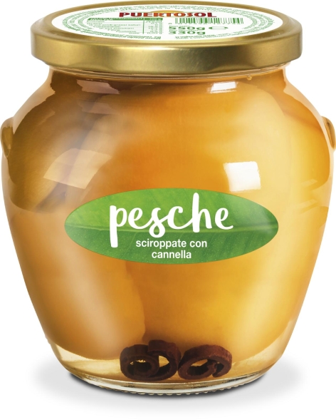 PESCHE SCIROPPATE CON CANNELLA