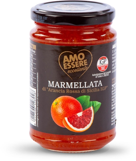 MARMELLATA DI ARANCIA ROSSA DI SICILIA IGP