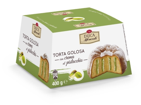 TORTA GOLOSA CON CREMA AL PISTACCHIO
