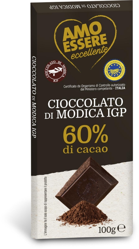 TAVOLETTA DI CIOCCOLATO DI MODICA CLASSICA