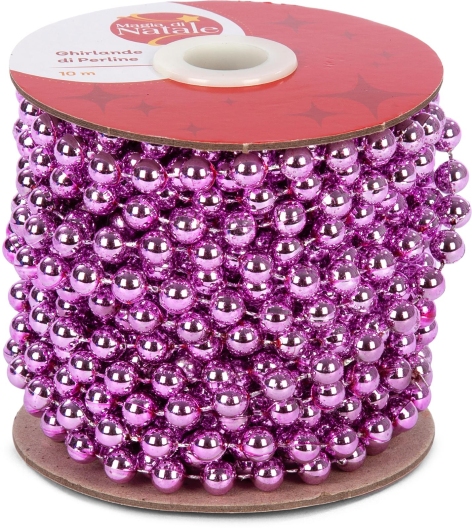 DECORI NATALIZI/
GHIRLANDA DI PERLINE