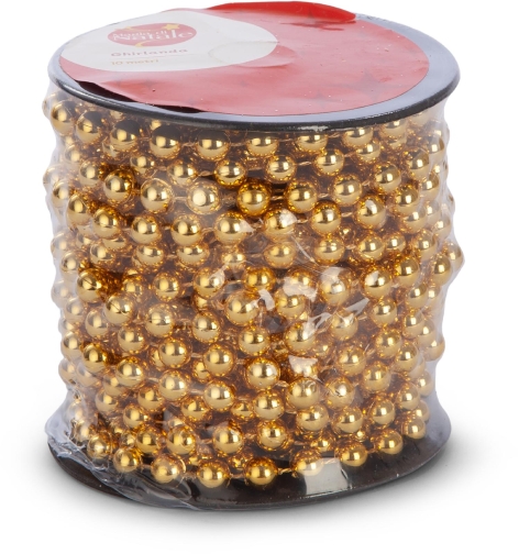 DECORI NATALIZI/
GHIRLANDA DI PERLINE