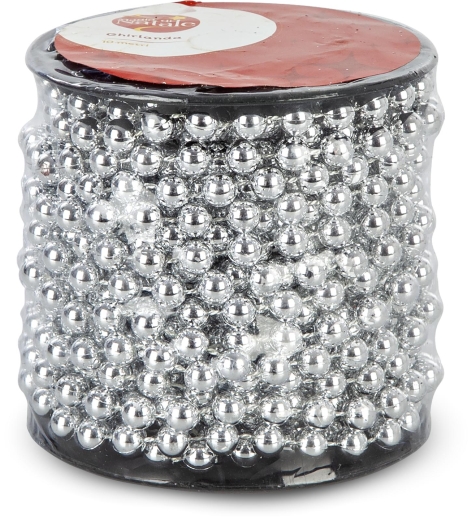 DECORI NATALIZI/
GHIRLANDA DI PERLINE