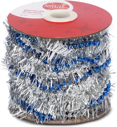 DECORI NATALIZI/
GHIRLANDA DI PERLINE