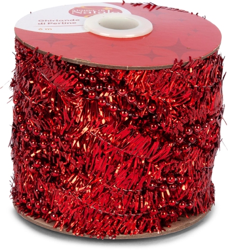 DECORI NATALIZI/
GHIRLANDA DI PERLINE