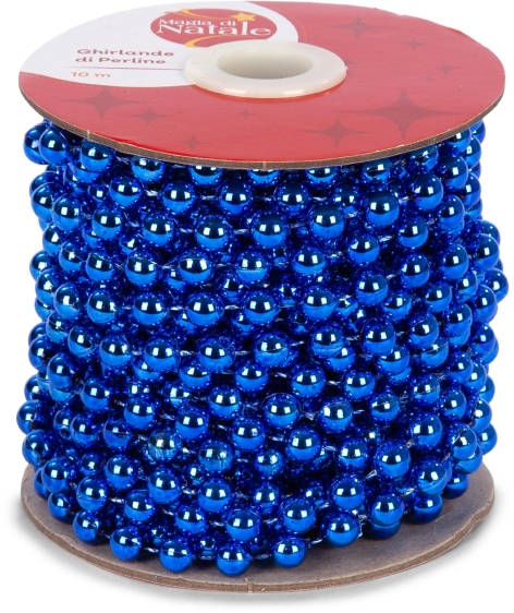 DECORI NATALIZI/
GHIRLANDA DI PERLINE