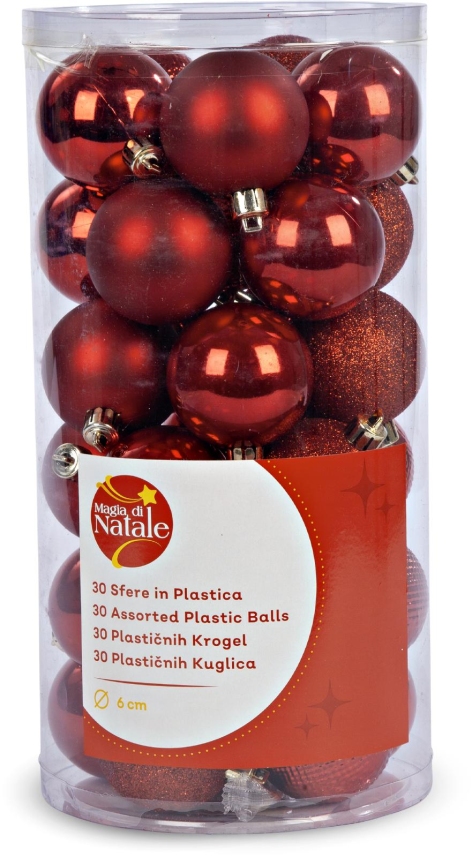 SET 30 SFERE IN PLASTICA