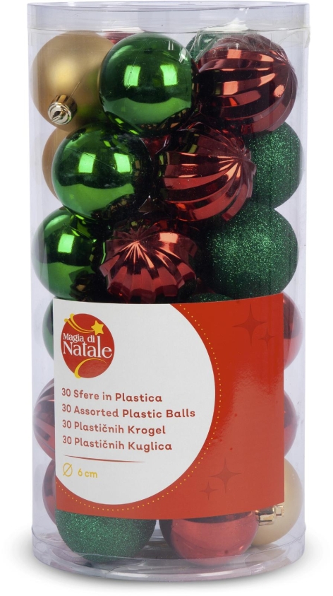 SET 30 SFERE IN PLASTICA