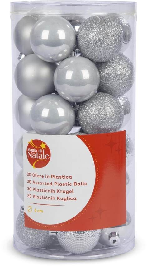 SET 30 SFERE IN PLASTICA