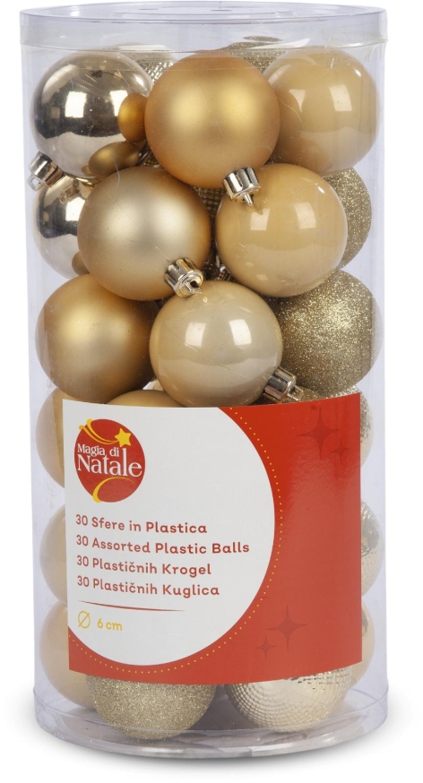 SET 30 SFERE IN PLASTICA