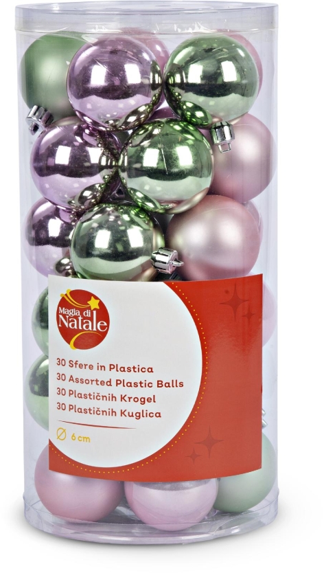 SET 30 SFERE IN PLASTICA