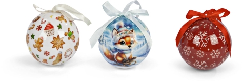 SET 7 PALLINE DI NATALE