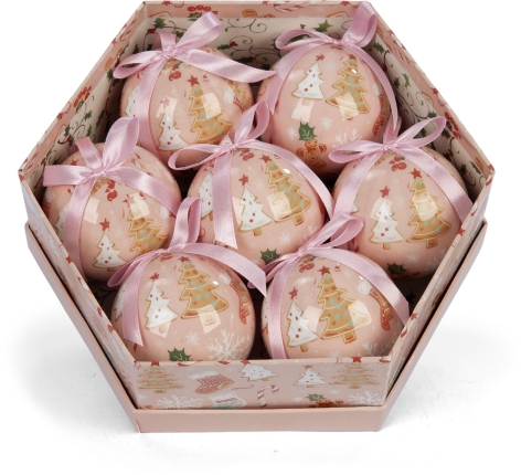 SET 7 PALLINE DI NATALE